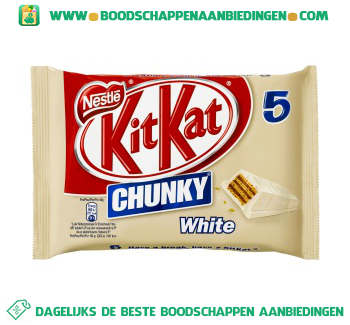 Chunky white 5-pak aanbieding