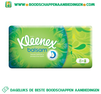 Kleenex Zakdoekjes balsam aanbieding