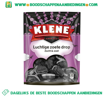 Klene Luchtige drop zoet aanbieding