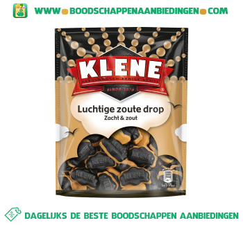 Klene Luchtige drop zout aanbieding