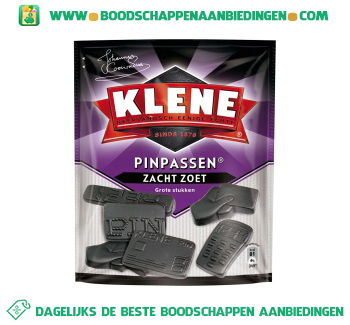 Klene Pinpassen zacht zoet aanbieding