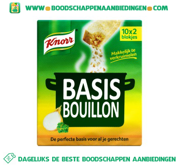 Knorr Bouillon basis aanbieding