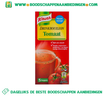 Knorr Drinkboullion tomaat aanbieding