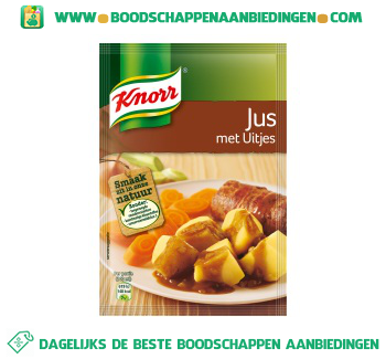 Knorr Jus met uitjes aanbieding