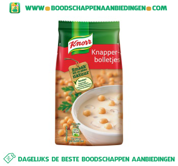 Knorr Knapperbolletjes aanbieding