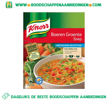 Knorr Mix Boeren Groenten aanbieding