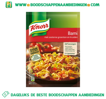 Knorr Mix bami aanbieding