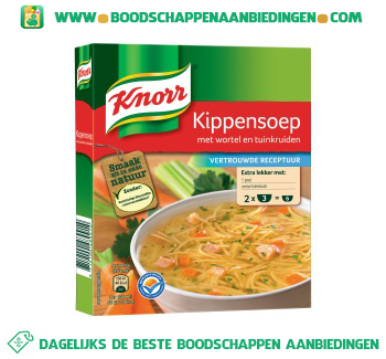 Knorr Mix kippensoep aanbieding