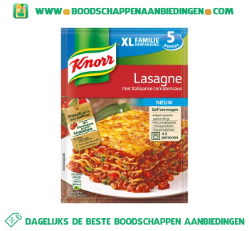 Knorr Mix lasagne aanbieding