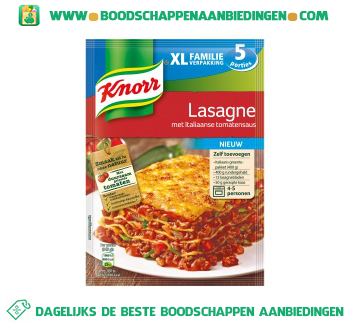 Mix lasagne aanbieding