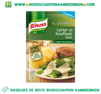 Knorr Mix lente ui knoflooksaus aanbieding