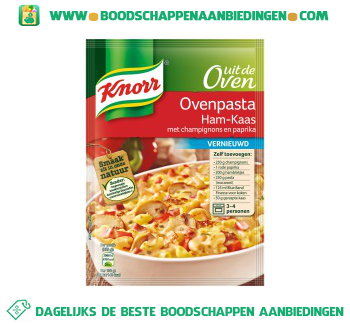 Mix ovenpasta ham-kaas aanbieding