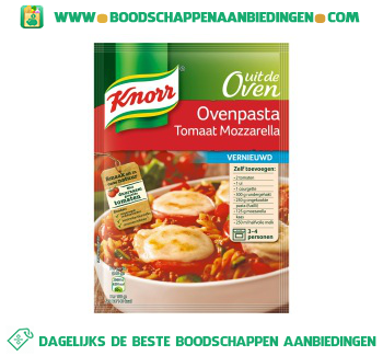 Knorr Mix ovenpasta tomaat mozzarella aanbieding