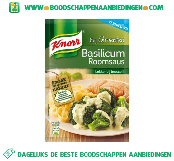 Mix roomsaus basilicum aanbieding