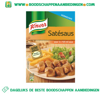 Knorr Mix satésaus aanbieding