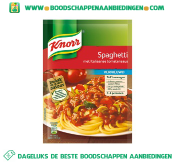 Mix spaghetti aanbieding