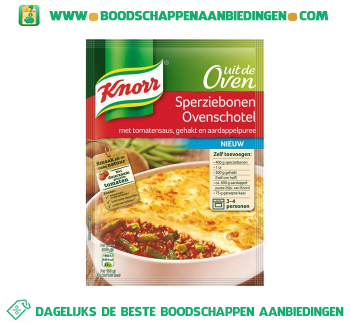 Knorr Mix sperziebonen ovenschotel aanbieding