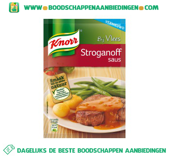 Knorr Mix stroganoffsaus aanbieding