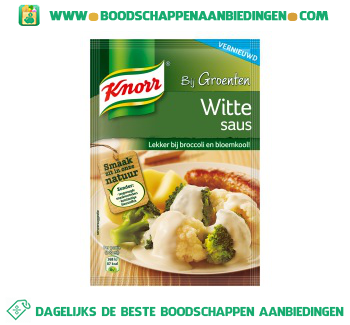 Knorr Mix witte saus aanbieding