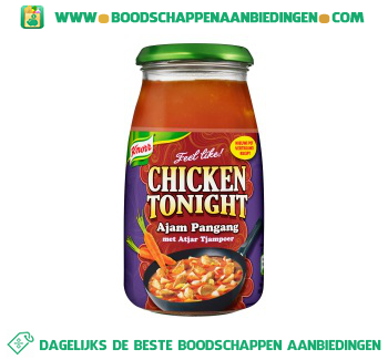 Knorr Roerbaksaus chicken tonight ajam pangan aanbieding