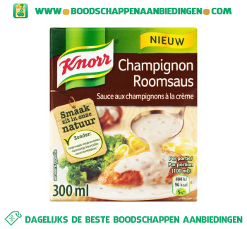 Saus champignon roomsaus aanbieding