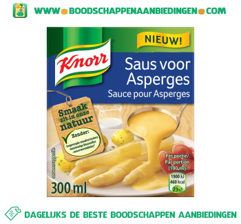 Saus voor asperges aanbieding