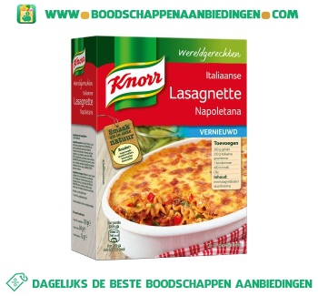 Wereldgerechten Lasagnette Napoletana aanbieding