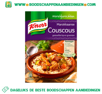 Knorr Wereldgerechten Marokkaanse Couscous aanbieding
