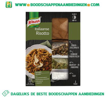 Knorr Wereldspecials Risotto aanbieding