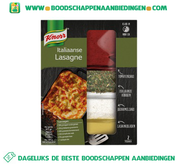 Wereldspecials lasagne aanbieding