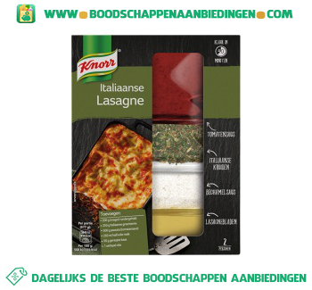 Knorr Wereldspecials lasagne aanbieding