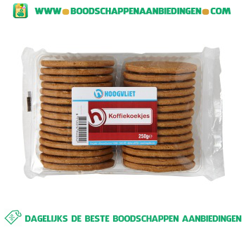 Koffiekoekjes aanbieding