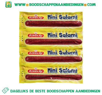 Konecke Mini salami aanbieding