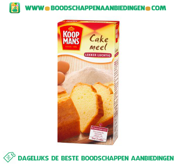 Koopmans Bakkers cakemeel aanbieding