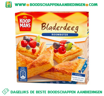 Koopmans Bladerdeeg roomboter aanbieding