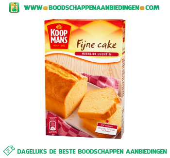 Koopmans Fijne cake mix aanbieding