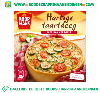 Koopmans Hartige taartdeeg aanbieding