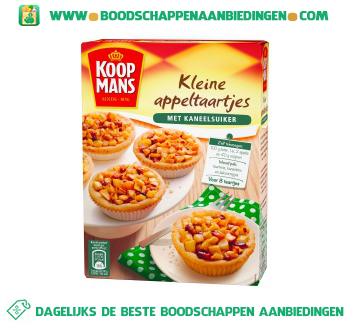 Kleine appeltaartjes mix aanbieding