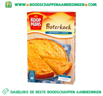 Koopmans Mix voor boterkoek aanbieding