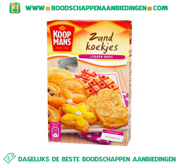 Mix zandkoekjes aanbieding