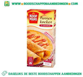 Koopmans Pannenkoekenmix 6-granen aanbieding