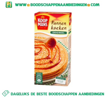 Koopmans Pannenkoekenmix origineel aanbieding