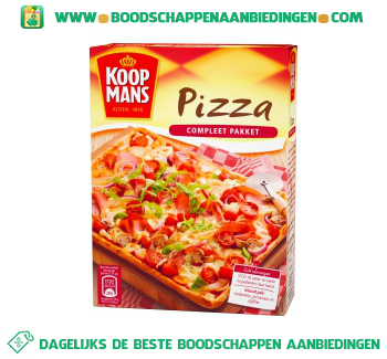 Koopmans Pizza compleet pakket aanbieding