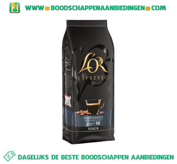 L’OR Espresso Fortissimo koffiebonen aanbieding