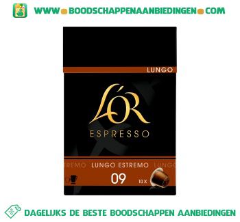 L’OR Espresso Lungo estremo aanbieding