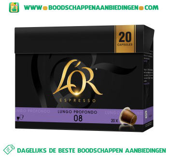 L’OR Espresso Lungo profondo voordeelpak aanbieding