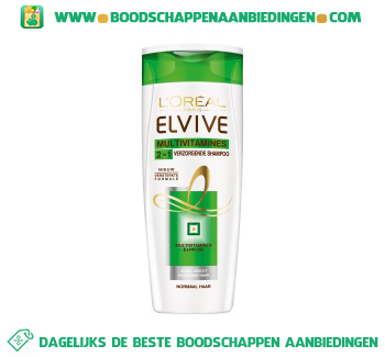 L’Oréal Elvive Shampoo multivitamines 2=1 aanbieding