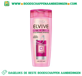 L’Oréal Elvive Shampoo nutri-gloss aanbieding