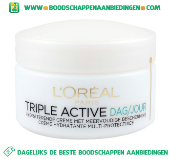 L’Oréal Paris Triple active dag aanbieding