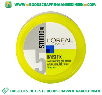L’Oréal Studio Line Invisi fix modelling gel cream aanbieding